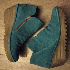 Fly London "Yip" Wedge Ankle Boots
